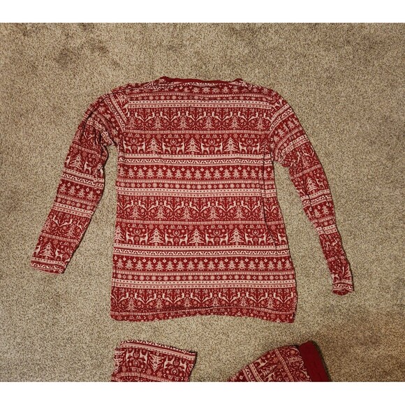 Little Sleepies Reindeer Cheer Men's Pajama Shirt And Pants Size Large - Picture 4 of 7